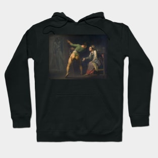 Hamlet and his Mother. Episode from Shakspeare's Hamlet by Nicolai Abildgaard Hoodie